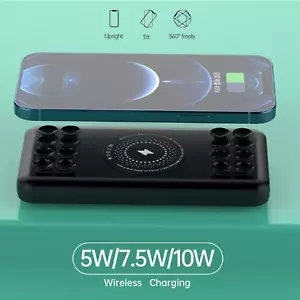 Power Bank QI Wireless Tragbares Ladegerät für iPhone 11 12 13 Samsung S20 SS1 - Bild 1 von 18