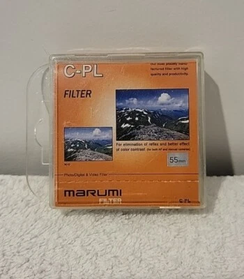 MARUMI 55mm C-PL Circular-Pol Filter NEW Sealed - Image 1 of 4
