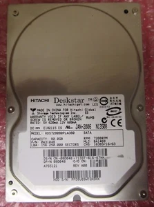 Hitachi Deskstar 80Gb SATA 3.0Gb/s HDD 7.2K 3.5" HDS728080PLA380 - 0A31048 - Picture 1 of 1