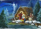 A1 Nativity Scene Poster Art Print 60 x 90cm 180gsm Christmas Festiv Gift #16504