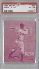 1934-36 National Chicle Batter-Up R318 Sammy Byrd #56 PSA 4