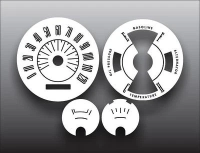 White Face Gauges for 1966 Ford Falcon Futura - Image 1 of 4