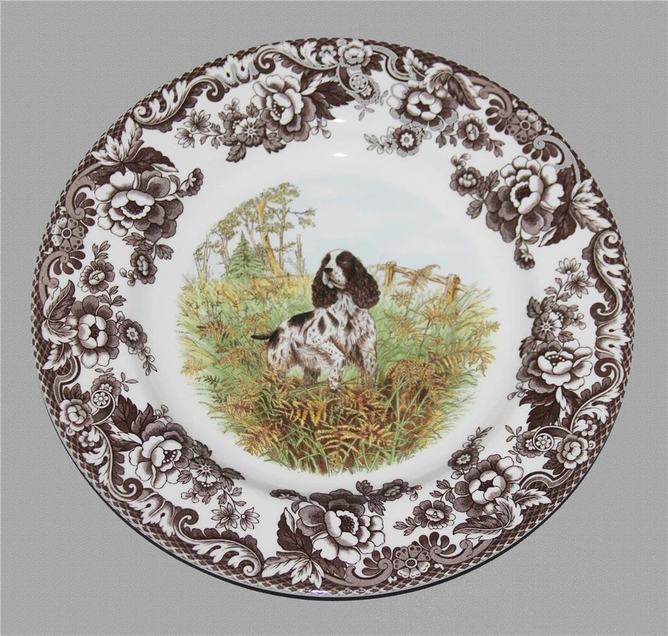 Plato(s) de cena Spode Woodland perro de caza Springer Spaniel inglés 10-1/2" NUEVO Foto 1 de 1