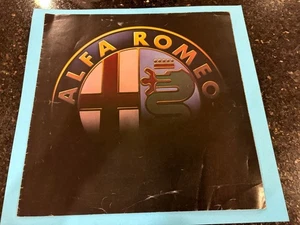 Original 1987 Alfa Romeo Sales Brochure 87 Spider Coupe Convertible - Picture 1 of 11