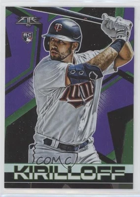 2021 Topps Fire Purple /99 Alex Kirilloff #60 Rookie RC - Image 1 of 2
