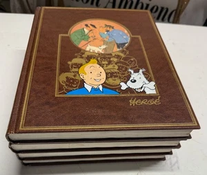 4 Livres de Tintin ( Hergé ) 1985, N° 5, 6, 7, 9 Rombaldi éditeur, ( Casterman ) - Imagen 1 de 12