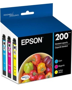Epson 200 DuraBrite Ultra Ink Standard Capacity Color Combo Pack (T200520-S) - Picture 1 of 5
