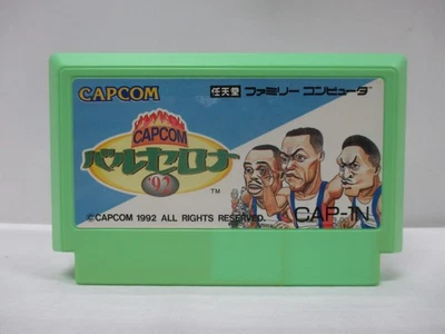 NES -- Capcom Barcelona '92 -- Can data save! Famicom. Japan game. 12747 - Image 1 of 4