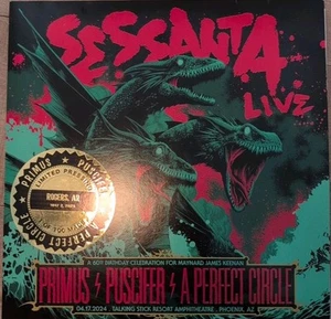 Sessanta Live Signed 4 LP Limited Pressing #/100 Rare Primus Perfect Circle - Picture 1 of 10