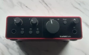 Focusrite Scarlett 2i2 (4th Generation) USB Audio Interface AMS-SCARLETT-2I2-4G - Picture 1 of 4