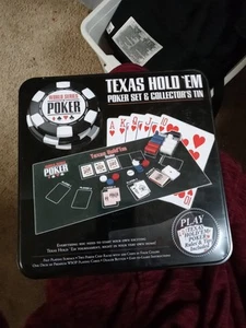 Poker Set  WORLD SERIES OF POKER TEXAS HOLD'EM - Picture 1 of 3