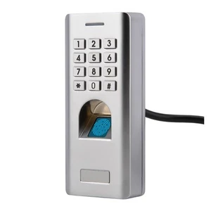 Waterproof Fingerprint Reader Password Door Access Control Keypad Security AM - Afbeelding 1 van 8