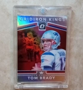 TOM BRADY 🐐 2017 Panini Donruss Optic Gridiron Kings Prizm #16 New England  - Picture 1 of 6