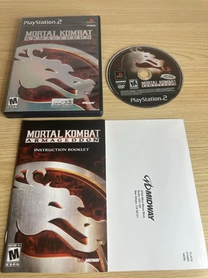 ¡COMO NUEVO! Mortal Kombat: Armageddon Sony PlayStation 2, 2006 en caja original con tarjeta de registro probada Foto 1 de 4