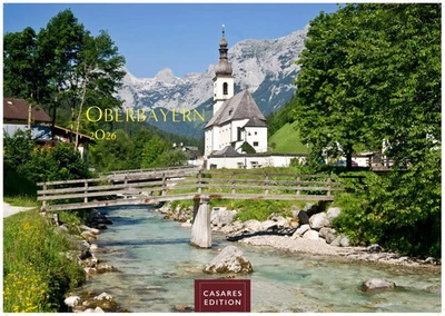 CASARES FINE ART EDITION Oberbayern Kalender 2026 - Wandkalender Fotokalender Deutschland...