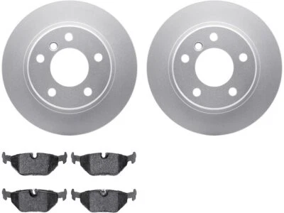 Kit de pastillas de freno y rotor trasero fricción dinámica 88629FH para BMW 328is 1996-1999 Foto 1 de 2