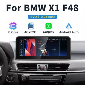 10.25" CarPlay Radio Bildschirm GPS Navi Android für BMW X1 F48 EVO 2018-2022 - Picture 1 of 12