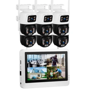 KERUI Wireless Security Camera System Surveillance 6MP WIFI 8CH NVR LCD Screen - Picture 1 of 21