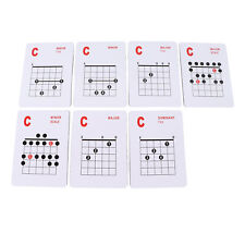 Guitar Chords Card 49 Sheets 6 String Acoustic Electric Guitar Chord Learnin AUS for sale