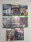 Xbox 360 Lot Bundle 8 Games Need For Speed(X2) Juiced 2 Black Ops 2 Forza 2 Etc