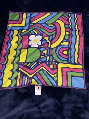 LUSH Knot Wrap Active Wear Bandana Scarf Recycled Materials- Shapes Retro - Image 1 of 3