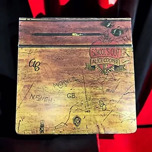 Alice Cooper "School's Out" Rock LP Vinyl Schreibtisch Abdeckung - BS 2623 Sehr guter Zustand/VG 1972 - Bild 1 von 7