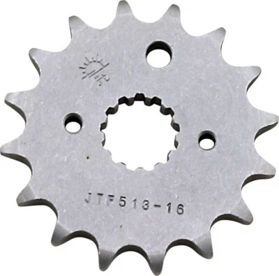 For Suzuki GS 450 L 1985-1987 JT Silver Front Sprocket 16T 530 JTF513.16 - Image 1 of 4