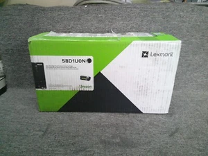 58D1U0N New Genuine Lexmark Ultra High Yield Black Toner MS725 - Afbeelding 1 van 2