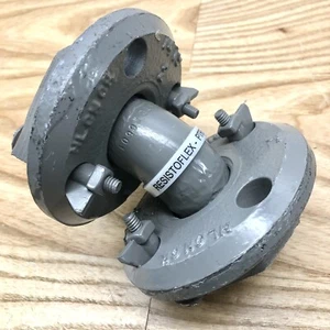 RESISTOFLEX 1" FLANGED 45 DEGREE ELBOW PTFE - Picture 1 of 3