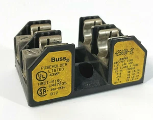 BUSS Fuseholder H25030-2C Dual Cartridge Fuse Holder - Picture 1 of 2
