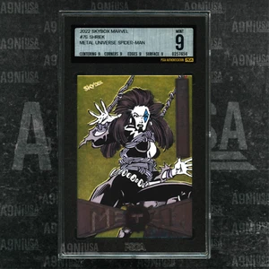 2022 Skybox MARVEL Metal Universe Spider-Man #79 SHRIEK Graded PSGA 9 MINT - Picture 1 of 3