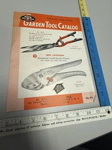 Boker Tree Brand 1959 Garden Tool Catalog Old Vintage Shears Grass Hooks Tools - Picture 1 of 15