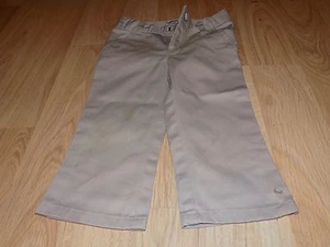 Girl's Size 4 Cherokee School Uniform Capri Pants Khaki Tan Beige GUC - Picture 1 of 6