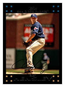 2007 Topps Clay Hensley  San Diego Padres #218 NM-MINT