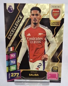 Tarjeta de Excelencia Panini Adrenalyn XL Plus 2025 William Saliba ¡RARA!! - Imagen 1 de 2