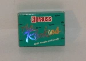 1991 Donruss Rookies Puzzle/Karten Neu aus altem Lagerbestand inneres Paket fabrikversiegelt - Bild 1 von 1