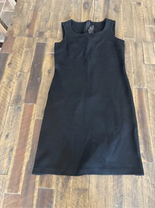 Vestido Vaina St. John Caviar Negro Talla 2 Mezcla Lana - Imagen 1 de 6