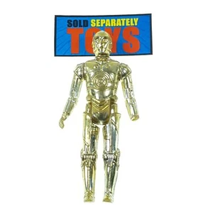 Vintage Star Wars C3PO droid action figure 1977 Kenner hong kong First 12 - Picture 1 of 6