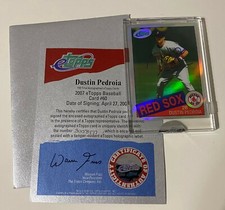2007 eTopps Baseball DUSTIN PEDROIA Certified AUTO Rookie Factory Sealed 
