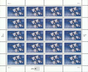 US Dept of Air Force 32c Stamp Sheet Scott #3167 - Picture 1 of 1