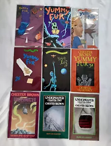6 Yummy Fur Comics #19,#23,#25,#26,#29 ,#31 Chester Brown + 3 Underwater Issues - Picture 1 of 4