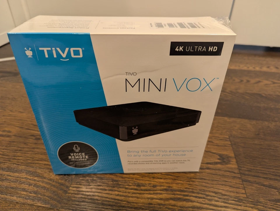 TiVo MINI VOX 4K Streaming Media Player  UHD W/ Voice Remote TCDA95000 - Image 1 of 1