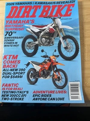 Dirt Bike Magazine September 2025 - Image 1 of 2