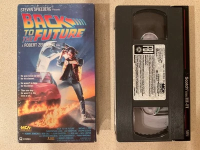 Back to the Future (VHS, 1986) Michael J. Fox, Christopher Lloyd, Lea Thompson Foto 1 de 3