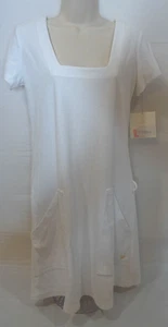 Liz Claiborne Women's Small White Pullover Terry Clothe Cover Up - Picture 1 of 8