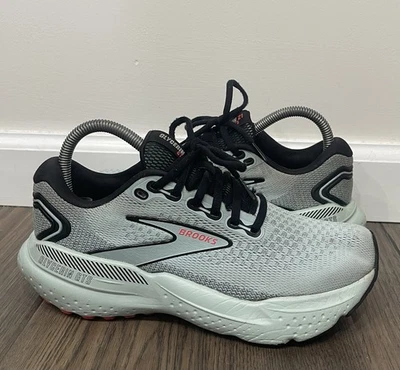 Brooks Glycerin GTS 21 Running Shoes Sneakers Black Mint Green Women’s Size 7.5 - Image 1 of 4