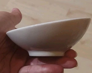 Steelite International Made in England 2010 schräge 4" weiße Schüssel - Bild 1 von 3