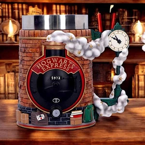 Harry Potter 9 3/4 Hogwarts Express Collectible Tankard Hedwig & Suitcases Mug - Picture 1 of 7