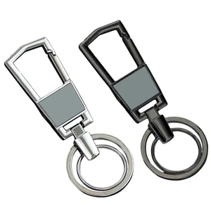 2pcs Keyring Cool Car Keyring Purse Stainless Steel Bag Pendant Decoration - Picture 1 of 11