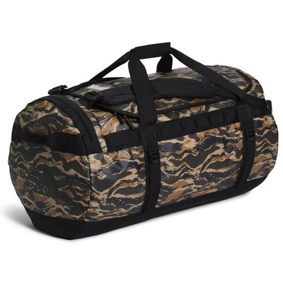 Bolso de Lona Mediano The North Face Base Camp Verde Taupe Negro Estampado Camuflaje Foto 1 de 4